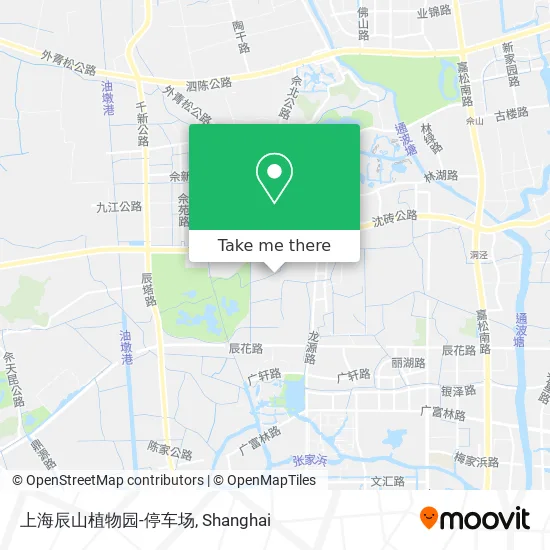 上海辰山植物园-停车场 map