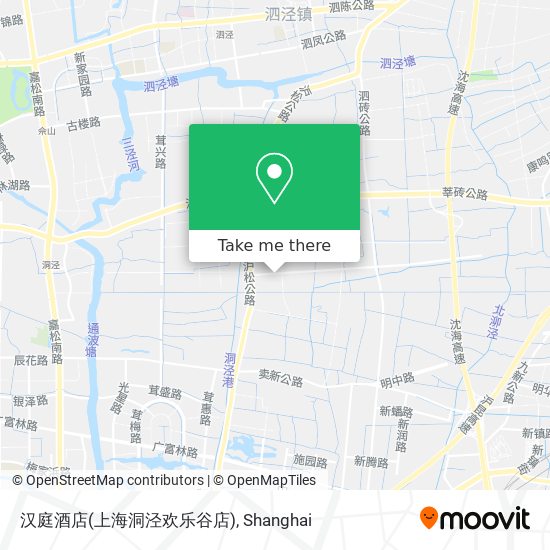 汉庭酒店(上海洞泾欢乐谷店) map