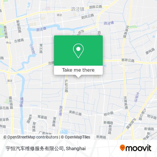 宇恒汽车维修服务有限公司 map