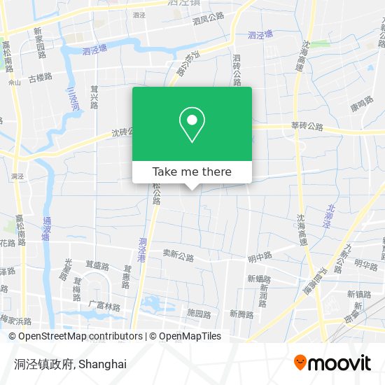 洞泾镇政府 map