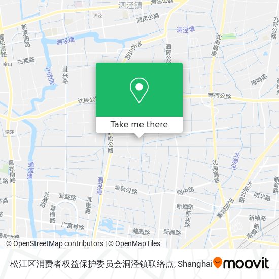 松江区消费者权益保护委员会洞泾镇联络点 map