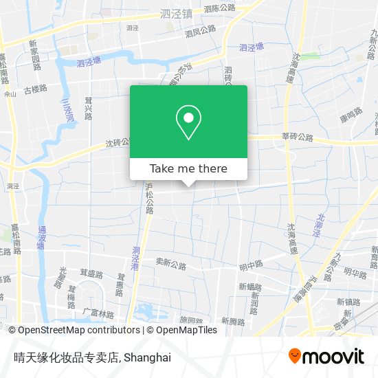 晴天缘化妆品专卖店 map
