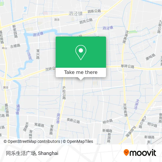 同乐生活广场 map