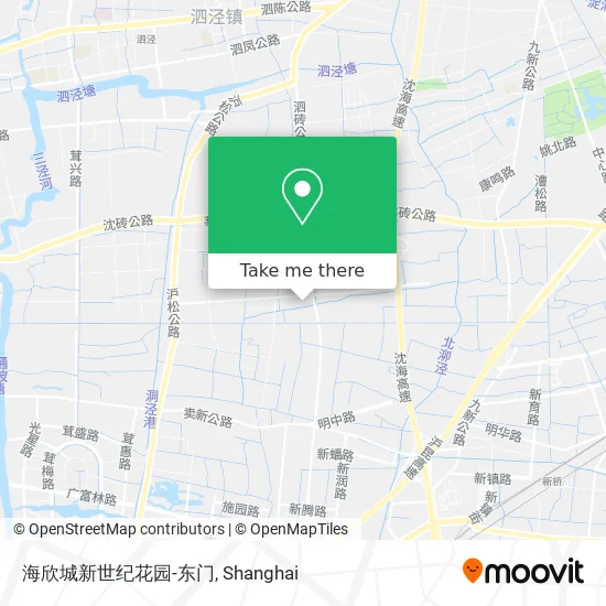 海欣城新世纪花园-东门 map