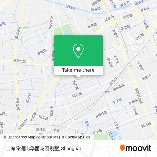 上海绿洲比华丽花园别墅 map
