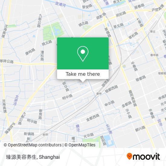臻源美容养生 map