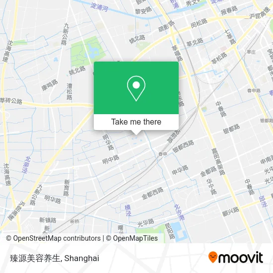臻源美容养生 map