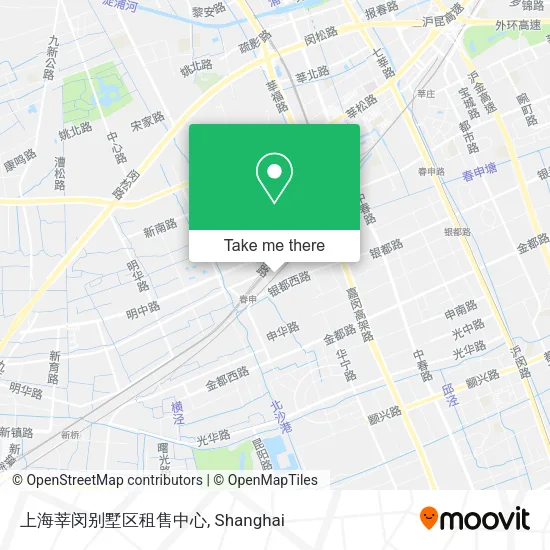 上海莘闵别墅区租售中心 map