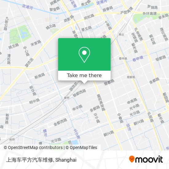 上海车平方汽车维修 map