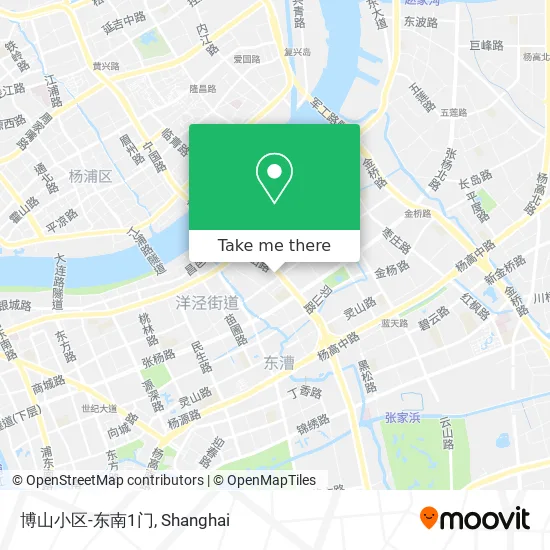 博山小区-东南1门 map