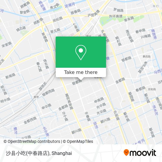 沙县小吃(中春路店) map