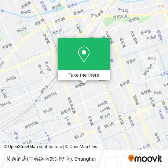 莫泰酒店(中春路南郊别墅店) map