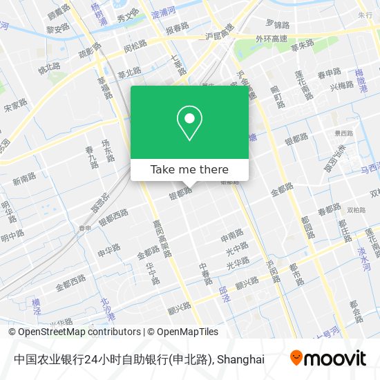 中国农业银行24小时自助银行(申北路) map