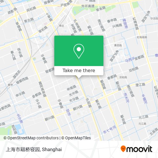 上海市颛桥寝园 map