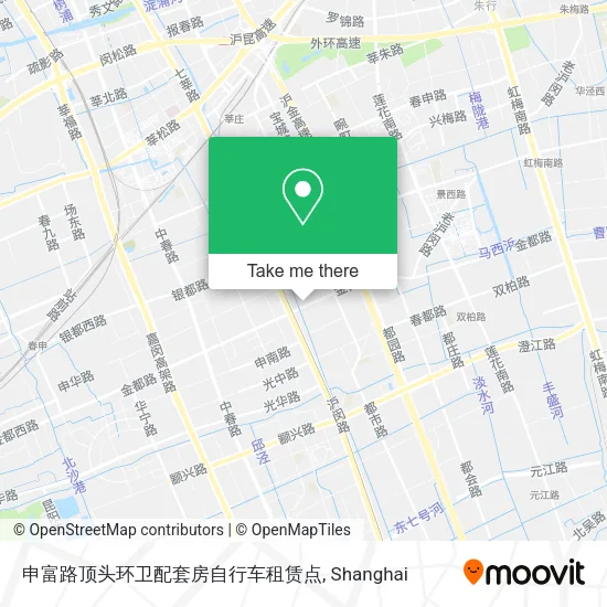 申富路顶头环卫配套房自行车租赁点 map