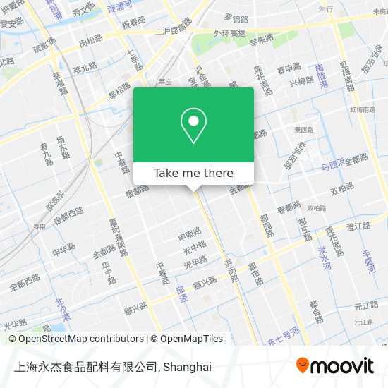 上海永杰食品配料有限公司 map