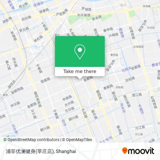 浦菲优澜健身(莘庄店) map