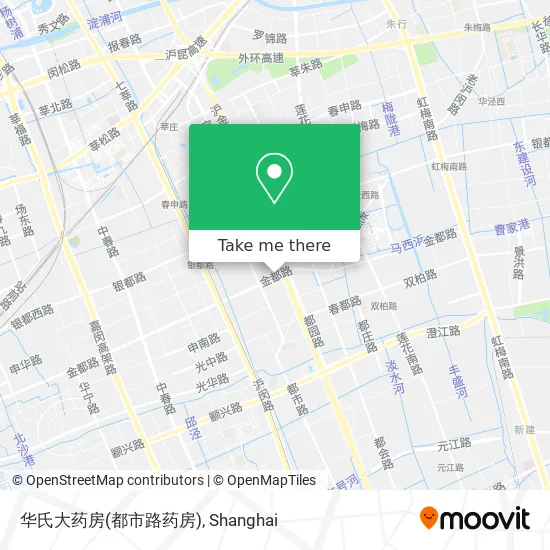 华氏大药房(都市路药房) map