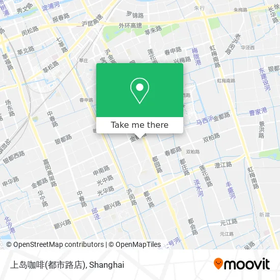 上岛咖啡(都市路店) map