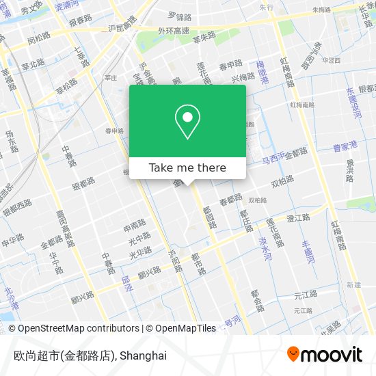 欧尚超市(金都路店) map