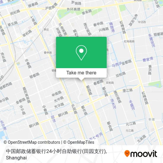 中国邮政储蓄银行24小时自助银行(田园支行) map