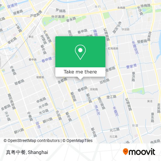 真粤中餐 map
