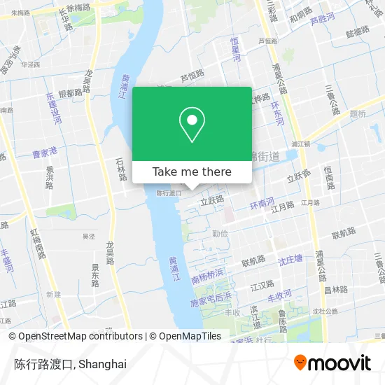 陈行路渡口 map