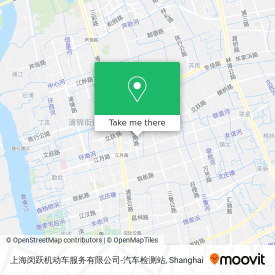 上海闵跃机动车服务有限公司-汽车检测站 map