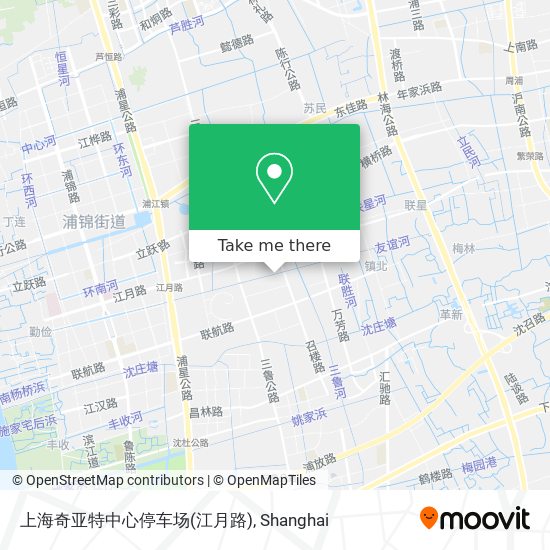 上海奇亚特中心停车场(江月路) map