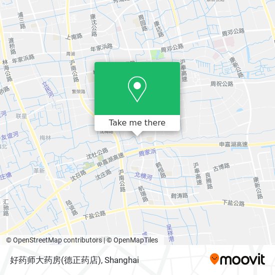 好药师大药房(德正药店) map