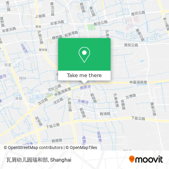 瓦屑幼儿园瑞和部 map