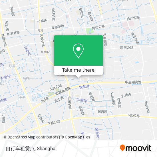 自行车租赁点 map