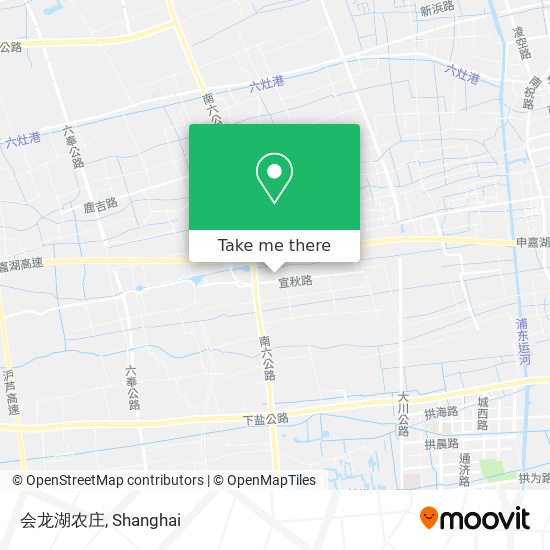 会龙湖农庄 map