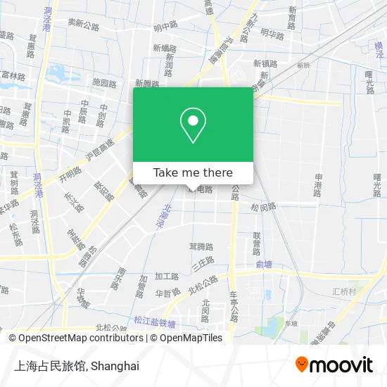 上海占民旅馆 map