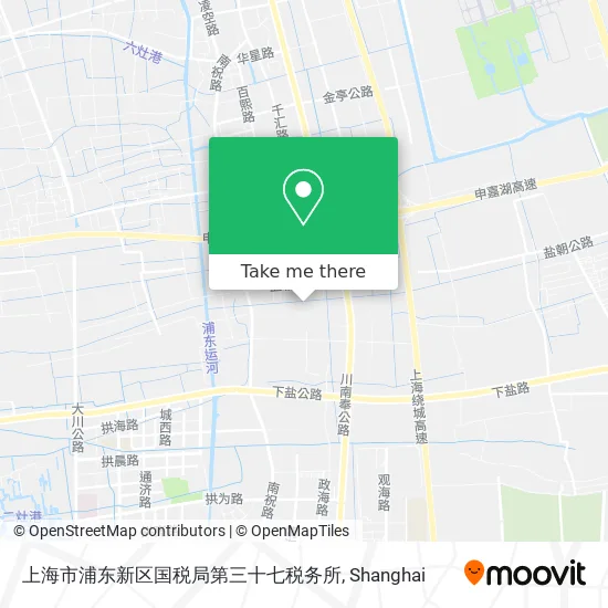 上海市浦东新区国税局第三十七税务所 map