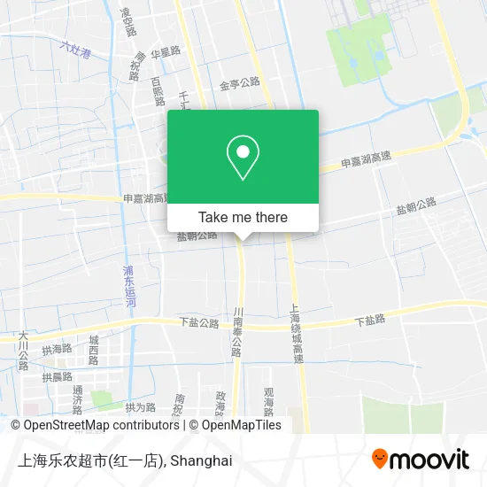 上海乐农超市(红一店) map