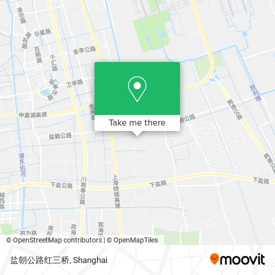 盐朝公路红三桥 map