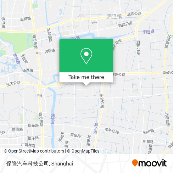 保隆汽车科技公司 map