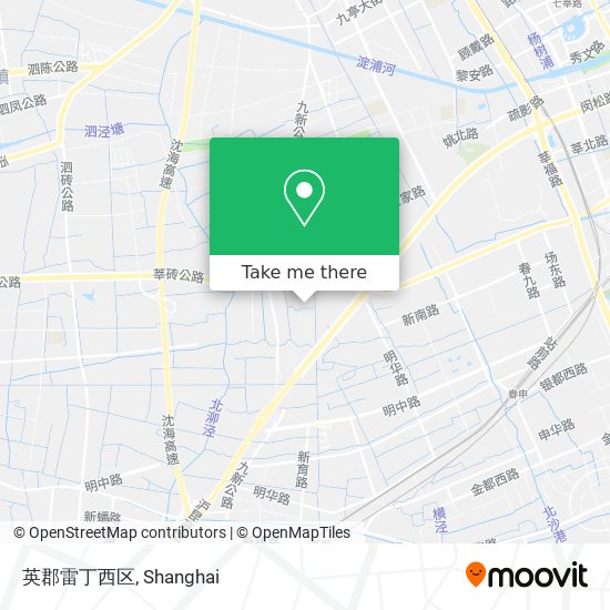 英郡雷丁西区 map