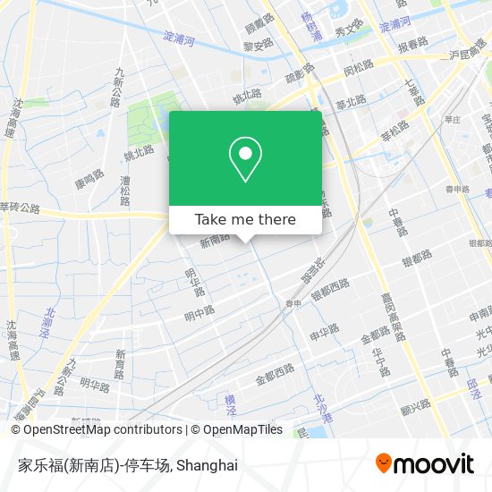家乐福(新南店)-停车场 map