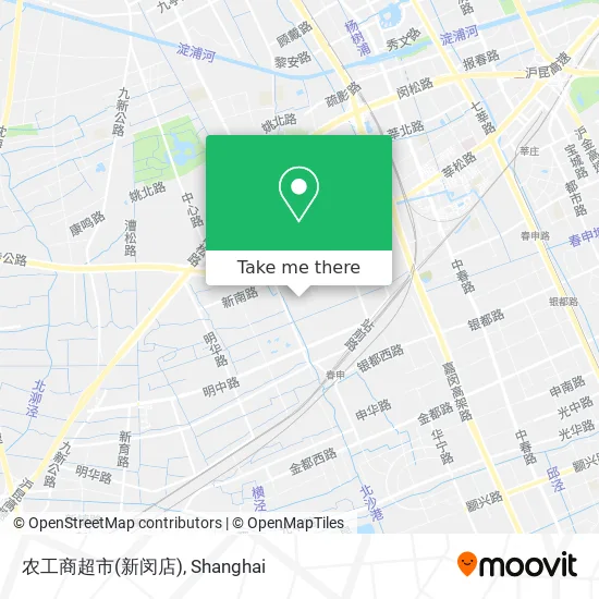 农工商超市(新闵店) map