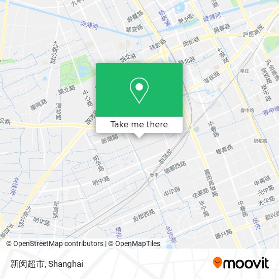 新闵超市 map
