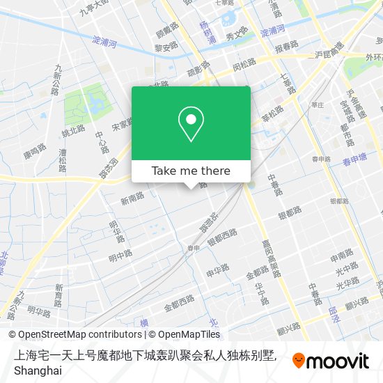 上海宅一天上号魔都地下城轰趴聚会私人独栋别墅 map