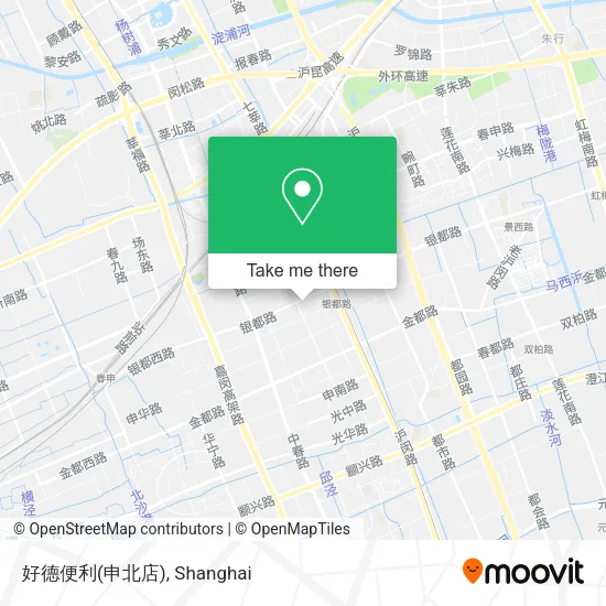 好德便利(申北店) map
