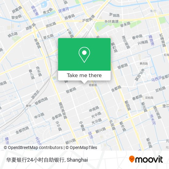 华夏银行24小时自助银行 map