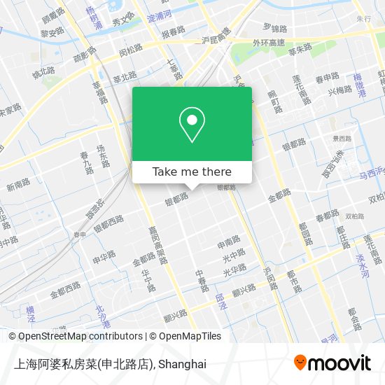 上海阿婆私房菜(申北路店) map