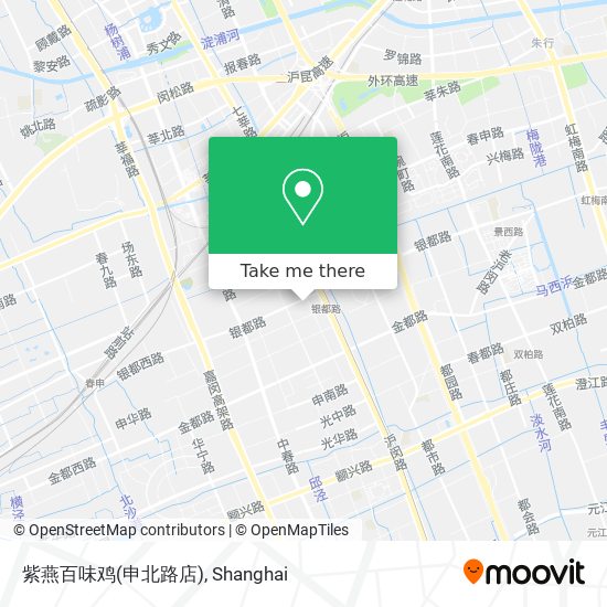 紫燕百味鸡(申北路店) map