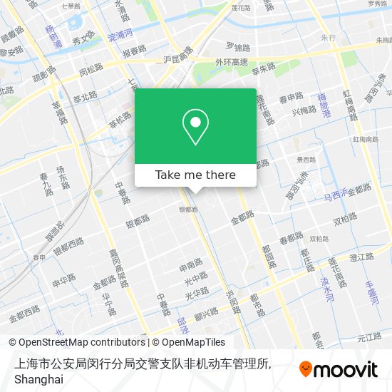 上海市公安局闵行分局交警支队非机动车管理所 map