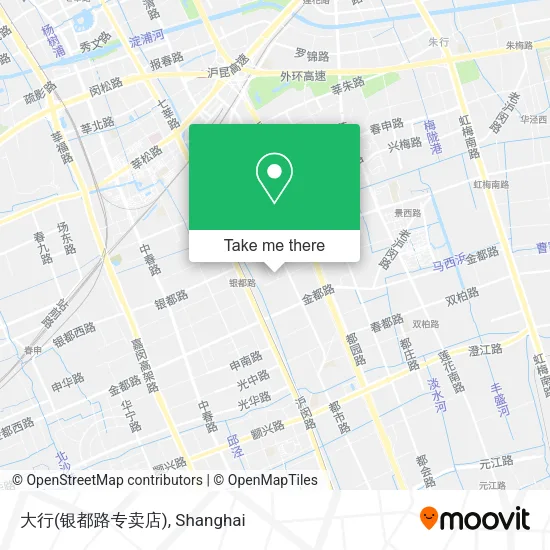 大行(银都路专卖店) map