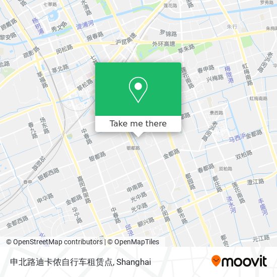 申北路迪卡侬自行车租赁点 map